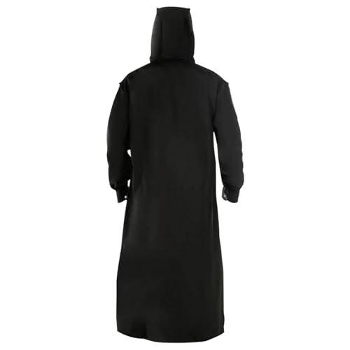 Men's Reusable EVA Long Raincoat, Windproof Waterproof Trench Coat for Hiking Fishing Dog Walking Outdoor Activities3