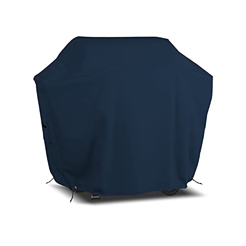 Covers & all BBQ Grill Cover,12 Oz Waterproof UV & Weather Resistant, Outdoor Cover with Air Vents & Drawstrings (64” Inch, Blue)