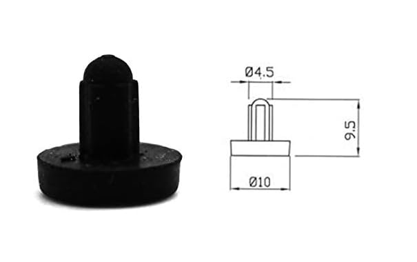 FIGEVIDA 10 GOMMINI COMPATIBILE PER ELECTROLUX REX ZANUSSI AEG FRANKE WHIRLPOOL GRIGLIA PIANO COTTURA