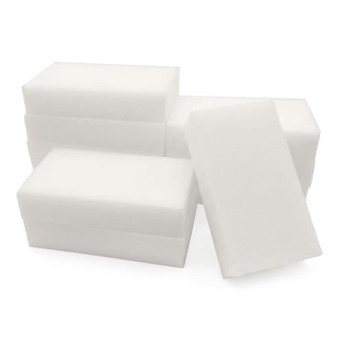 Pack 10 Esponjas para Limpieza de Piscinas y Baños (11,2 x 6,2 x 2,3cm) - Borrador mágico Que Elimina Manchas de Azulejos, gresite, plástico, mamparas, Aluminio, PVC...