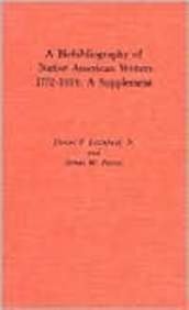 A Biobibliography of Native American Writers, 1772-1925: A Supplement      Hardcover – June 13, 1995
