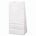 Perfect Stix White Paper Lunch Bags 50 Count White Paper Bags for Lunch and Used for Craft Bags. Larger Than Standard Lunch Bags. 6 Lbs