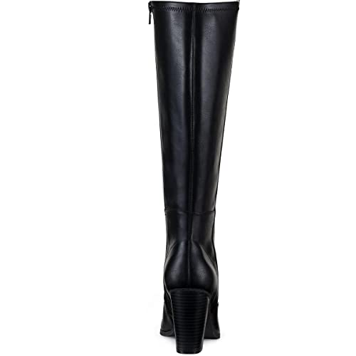 Style & Co. Womens Addyypwc Faux Leather Wide Calf Knee-High Boots3