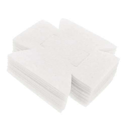 Yardenfun 10個 レンジフードオイルパッド レンジフードフィルターフィルム グリース濾紙 レンジフードオイルフィルター レンジフードグリースフィルター 炊飯器フードフィルター 白い 綿不織布