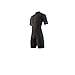 Mystic Brand 3/2mm Back-Zip Shorty Wetsuit 2021 - Black 210316 XS