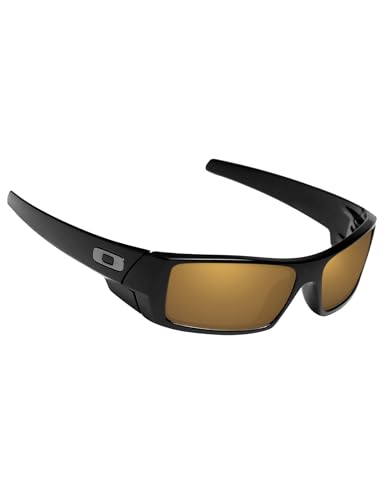 Image of Alphax Polarized Replacement Lenses for Oakley Gascan OO9014 60mm Sunglasses | Glare Reduction | Precision Cutting