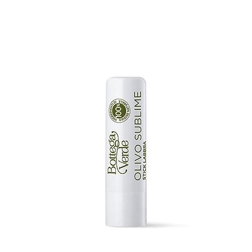 Bottega Verde - Olivo Sublime Stick labbra, 5ml, Protettivo ed Emolliente, con Olio di Oliva Iperfermentato, per Pelli Normali o Secche