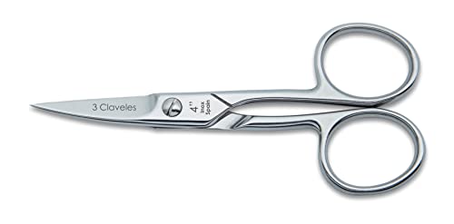 3 Claveles - Tijera de Uñas Curva de Acero Inoxidable - 4