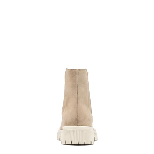 Aquatalia Women's Olessa Boots, Suede & Elastic upper, Fabric lining, round toe, Rubber outsole.4