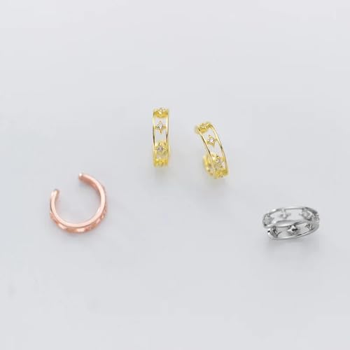 Boucles d'oreilles clip manchette oreille douce pour éviter la douleur
