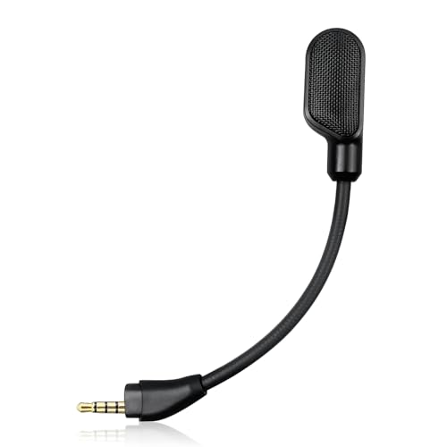 Upgraded Mic Replacement fits for HyperX Cloud III Wired/Wireless Gaming Headphone, Detachable Noise...