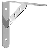 Photo Gallery vidaxl staffe per mensola 4 pz 23,5x2,5x15,5cm in acciaio inox argento, staffa per ripiano, staffa per mensola in metallo, supporto per ripiano Photo Gallery vidaxl staffe per mensola 4 pz 23,5x2,5x15,5cm in acciaio inox argento, staffa per ripiano, staffa per mensola in metallo, supporto per ripiano