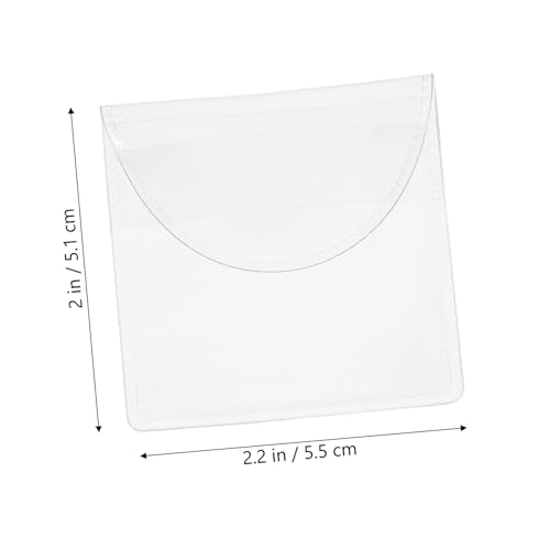 40pcs PVC Coin Storage Bags Coin Holders Sleeves Portable Currency Pouches for Collectors and Organizing2