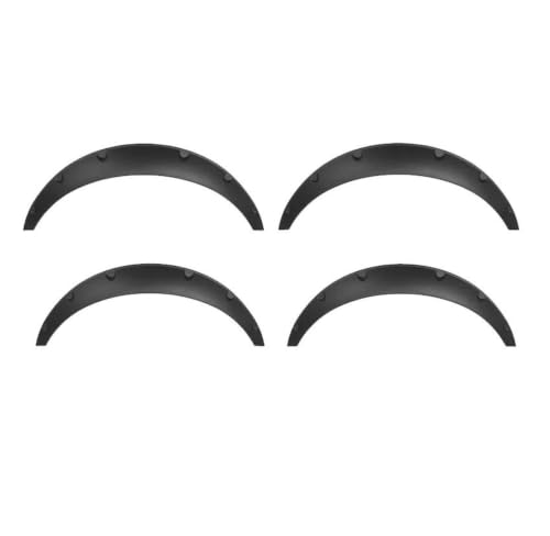 Extensiones de guardabarros universales de 8 piezas en color negro mate para Geely