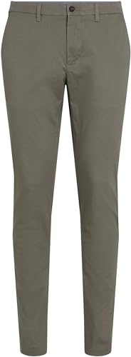 Tommy Hilfiger Herren Chino Hose Bleecker Printed Structure Slim Fit, Grau (Hydrogen Grey), 28W/32L – Ansicht 5
