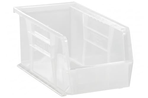 HE HUDSON EXCHANGE 11" x 5.5" x 5" Plastic Stackable Storage Bin, Clear