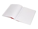 Liderpapel Notizbuch, A5+, genäht, 48 Blatt, 90 g/m², horizontal, liniert, mit Rand, 6 verschiedene Farben