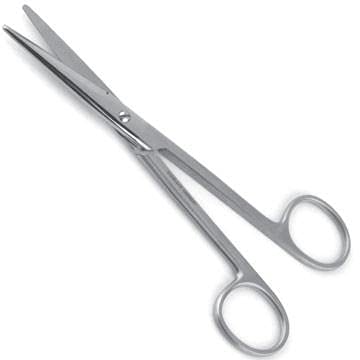 GOLDFINCH™-Premium Quality Mayo Scissor 6 Inch Straight Bladed Blunt/Blunt-Pack of 1 Pcs (B094HGF31S) Amazon Price History, Amazon Price Tracker