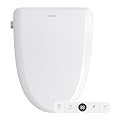Bidet Toilet Seat Elongated, Smart Heated Toilet Seat, Instant Warm Water & Dryer, Feminine & Rear Wash, Self-Clean Nozzle, Slow Close Lid, Child/ECO/Silent Mode