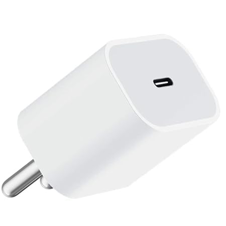 Image of Original 20W Fast Charging Adapter Compatible with app.Ie 14 Pro, 14 Pro, 13, 13 Pro, 13 Pro Max, 12, 12 Pro Max, 11, 11 Pro Max, X, 8 Series (All iPads) (Only Adapter) (FIX25)