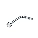 THEPHAMVX New 2026 Unisex 1Pc Titanium Nose Stud L - Shape Nariz Studs Screws Ring Hoop Piercings Gem Nostril Earring Fashion Jewelry Trendy Accessories Creative Gift For Women And Men