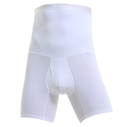 CCXXYGWJ Levantador de glúteos para Hombres, Cintura Alta, Muslo, Adelgazante, Calzoncillos, Faja, Control de Barriga, Calzoncillos Tipo bóxer