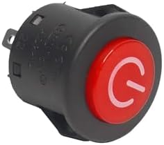 Kawaii Kids Multicolored Round 12V DC 10A 250VAC Push Button On/Off ...