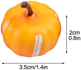 CPYGMXI Artificial Pumpkins, 6 PCS/10 PCS/12 PCS/24 PCS Fake Pumpkins Faux Harvest Pumpkins for Thanksgiving Party Halloween Holiday Decorations