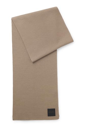 Bufanda BOSS Foxon_r_Scarf 10274341 para hombre en color verde abierto talla única