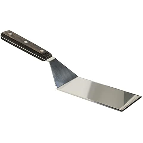 Griddle Spatulas For Flat Tops - Stainless Steel Restaurant Turner - Smash Burger Flipper Spatula - Metal Grill Scraper Cover