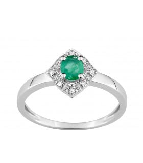 Bague émeraude et diamants Regina 47 : Un bijou de valeur qui ne ternit pas