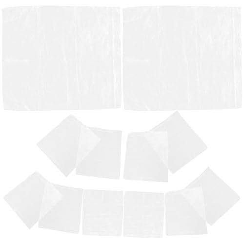 Toyvian 12 Piezas Filtro de Aire Acondicionado Antipolvo 39x34 Cm Papel Pet Adhesivo Doble Cara para Purificador y Ventilación Doméstica, Malla Recambio Eficaz contra Alérgenos