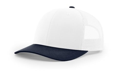 Image of Richardson 112 Trucker Hat - Premium Adjustable Snapback Hat - Structured Six Panel Richardson Blank Caps