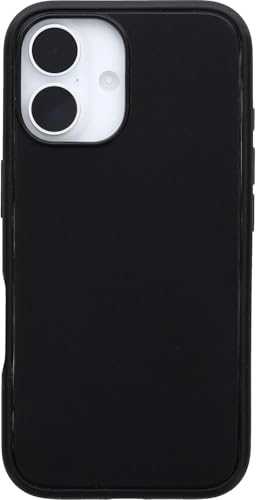 Image of OtterBox iPhone 16 (Only) - Symmetry Series+ Case - Black - Snaps to MagSafe - Ultra-Sleek - Raised Edges Protect Camera & Screen - Non-Retail Packaging