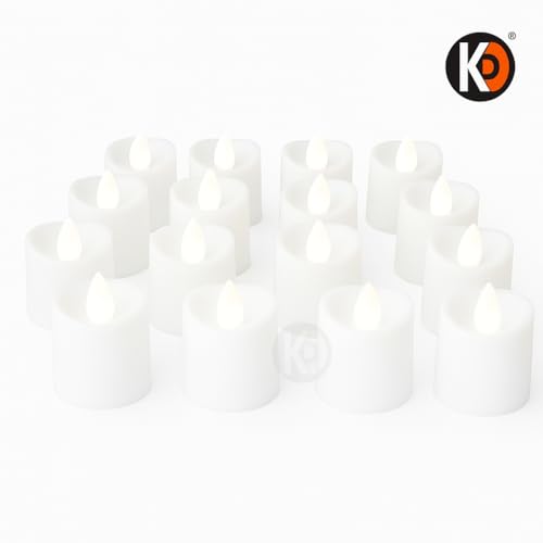 Image of K D 24 Pcs LED Multi Tea Light Candles | Flameless & Smokeless | Decorative Acrylic Candle Home Decor, Deepawali, Diwali Decor, Navratri, Gifting, Festival Decoration (Candle Multi Pack of 24)