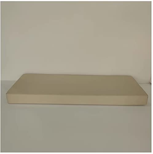 Coussin de banc de jardin extérieur rectangulaire imperméable et déhoussable