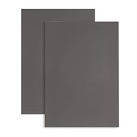 Zyiphor 2 Stück Stempelgummi zum Lasern 30x21cm Stempel Gummi Selbstklebend Lasergummi Stempelblatt Weichgummi Linoldruck Platte Lasergravur Stempelblock Zubehör für Stempel Selber Machen (Grau)