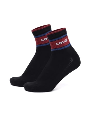 Image of Levi's LS204 Men's Cotton Stretch Ankle Mid Cut Classic Socks (Pack of 3)