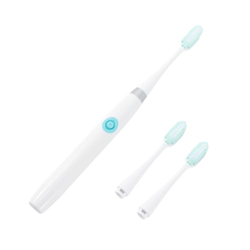 LRXIYODE cepillo de dientes eléctrico cepillo de dientes electrico portatil cepillo de dientes a batería cepillo de dientes con vibración sónica Azul
