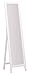 Kings Brand Furniture - White Finish Solid Wood Frame Free Standing Floor Mirror