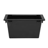 AMXDHH Car Stereo Storage Box 1Din Dashboard Organizer Black Replacement Fit for Mazda