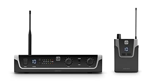 LD Systems U308 IEM - In-Ear Monitoring-System mit Sender und Bodypack, 863-865 MHz + 823-832 MHz,...