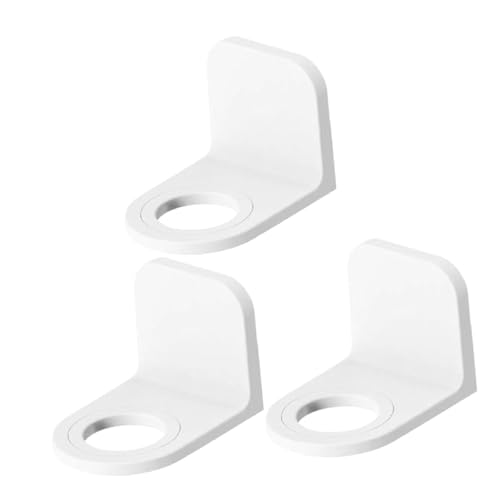 Yardenfun 3 Piezas Soporte de Pared Adhesivo para Botellas de Gel de Ducha y Champú sin Taladro de Montaje Rápido para Baño y Cocina Organizador Compacto y Moderno