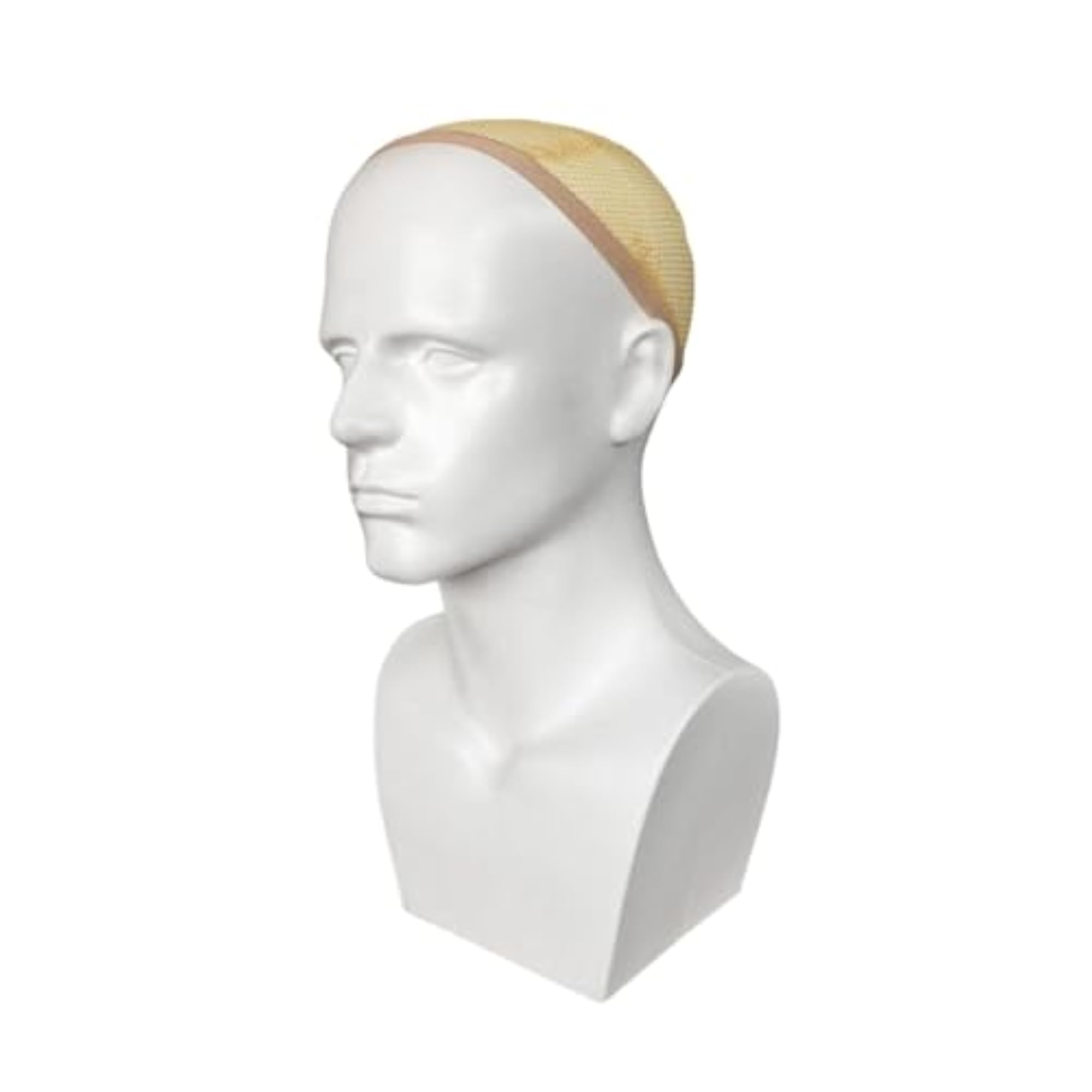 Male Mannequin Head with Shoulders for Display