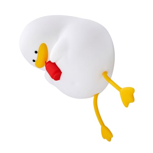 Lámpara de Noche de Silicone con Forma de Pato miniatura 1