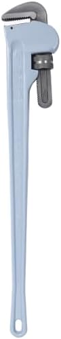 48-Inch Aluminum Straight Pipe Wrench, Heavy Duty, Easy to Carry, Hangable Design, Perfect for Water Pipes and Automotive Repairs