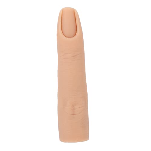 Nofaner Entraînement des Doigts de Pratique, modèle de Doigts d'entraînement de manucure d'ongle, Doigt d'entraînement d'art d'ongle Pliable en Silicone Professionnel pour l'acupuncture