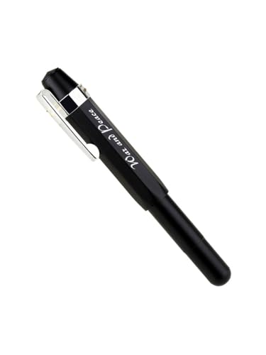 Stylo-plume court anti-fuite en aluminium de poche pour écrire sans tache au bureau