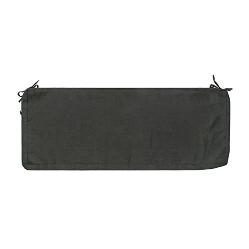 FUNHOME Outdoor Bench Cushion Cover 42 x18 x 3 inch,Water Resistant Cover with Zipper&Ties,Fade-Resistant Slipcover,Patio Porch Swing Cushion Cover Replacement Only,No Insert(Light Charcoal)