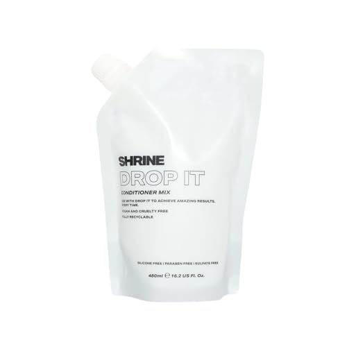 SHRINE Drop It CONDITIONER MIX | Nourishing & Supporting Hair Health Formula with Vitamin E | Lightweight Texture | Vegan Sulphate Paraben & Cruelty Free | 480ml